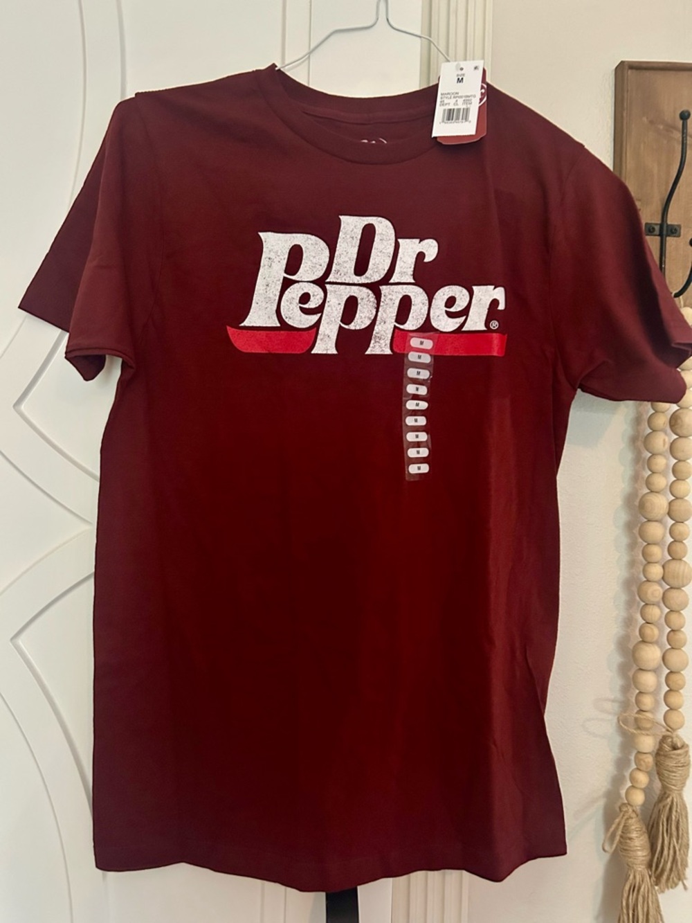 Maroon Dr Pepper T-Shirt NWT Medium